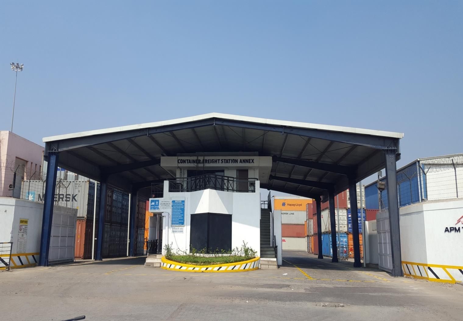 Completed 7,000 sq ft gate shed at APM Terminals, Panvel